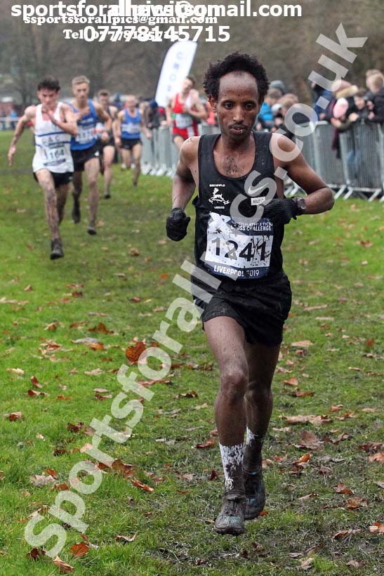 Senior and under-23 men, 2019 European Cross Country Trials and British Cross Challenge, Sefton Park, Liverpool.  Photo: David T. Hewitson/Sports for All Pics